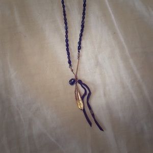 NWOT Chan Luu cultures pearl necklace with charms